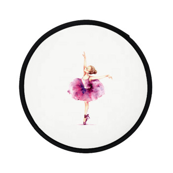 Ballerina watercolor, Βεντάλια υφασμάτινη αναδιπλούμενη με θήκη (20cm)