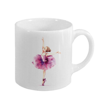 Ballerina watercolor, Κουπάκι κεραμικό, για espresso 150ml
