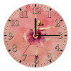 Ρολόι τοίχου ξύλινο plywood (20cm)