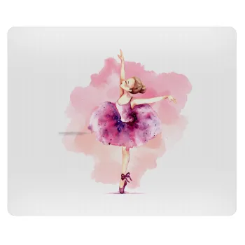 Ballerina watercolor, Mousepad ορθογώνιο 23x19cm