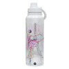 1L Stainless Steel Thermal Bottle with Phone Holder & Double Wall Insulation