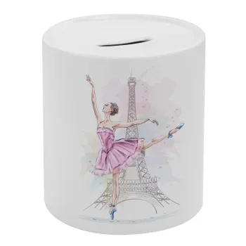 Ballerina in Paris, Κουμπαράς πορσελάνης με τάπα