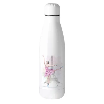 Ballerina in Paris, Μεταλλικό παγούρι θερμός (Stainless steel), 500ml