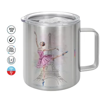 Ballerina in Paris, Mug Stainless steel double wall 300ml