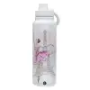 1L Stainless Steel Thermal Bottle with Phone Holder & Double Wall Insulation