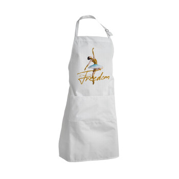 Gold Dancer, Adult Chef Apron (with sliders and 2 pockets)