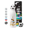 Soccer Metal mug thermos, double wall, 550ml