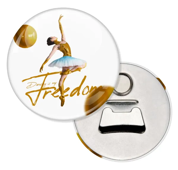 Gold Dancer — Μαγνητάκι & Ανοιχτήρι (5.9cm)