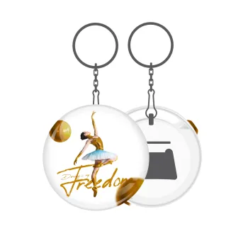 Gold Dancer, Μπρελόκ μεταλλικό 5cm με ανοιχτήρι