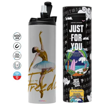 Gold Dancer, Tumbler stainless steel GREY 600ml