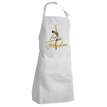 Gold Dancer, Adult Chef Apron (with sliders and 2 pockets)