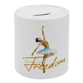 Gold Dancer, Κουμπαράς πορσελάνης με τάπα