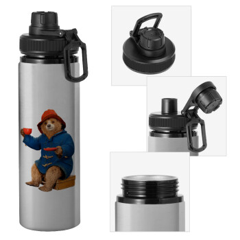 Αρκουδάκι Πάντινγκτον, Metallic water bottle with safety cap, 850ml aluminum