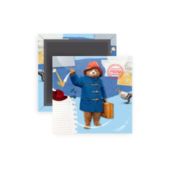 Αρκουδάκι Πάντινγκτον, Μαγνητάκι ψυγείου τετράγωνο διάστασης 5x5cm