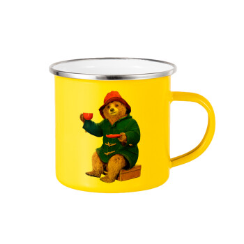 Αρκουδάκι Πάντινγκτον, Κούπα Μεταλλική εμαγιέ Κίτρινη 360ml