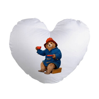 Αρκουδάκι Πάντινγκτον, Μαξιλάρι καναπέ καρδιά 40x40cm περιέχεται το  γέμισμα