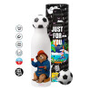 Soccer Metal mug thermos, double wall, 550ml