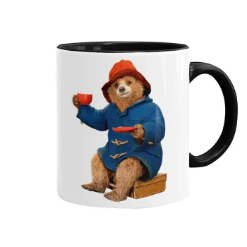 Αρκουδάκι Πάντινγκτον, Mug colored black, ceramic, 330ml