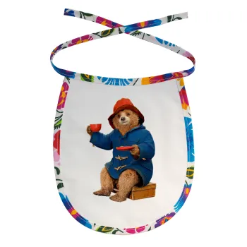 Αρκουδάκι Πάντινγκτον, Σαλιάρα μωρού αλέκιαστη με κορδόνι Χρωματιστή