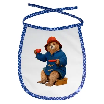 Αρκουδάκι Πάντινγκτον, Σαλιάρα μωρού αλέκιαστη με κορδόνι Μπλε