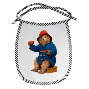 Αρκουδάκι Πάντινγκτον, Σαλιάρα μωρού αλέκιαστη με κορδόνι Μαύρη