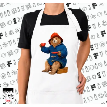 Αρκουδάκι Πάντινγκτον, Ποδιά μακριά Σεφ ολόσωμη με τσέπες white (ΕΝΗΛΙΚΩΝ)