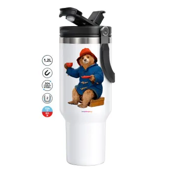 Αρκουδάκι Πάντινγκτον, Mega Tumbler με καπάκι, διπλού τοιχώματος (θερμό) 1,2L