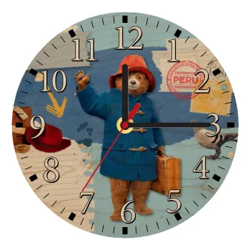 Αρκουδάκι Πάντινγκτον, Ρολόι τοίχου ξύλινο plywood (20cm)