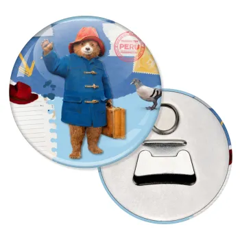 Αρκουδάκι Πάντινγκτον, Μαγνητάκι και ανοιχτήρι μπύρας στρογγυλό διάστασης 5,9cm