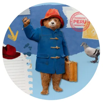 Αρκουδάκι Πάντινγκτον, Mousepad Στρογγυλό 20cm