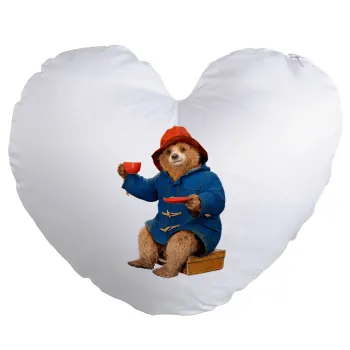 Αρκουδάκι Πάντινγκτον, Μαξιλάρι καναπέ καρδιά 40x40cm περιέχεται το  γέμισμα