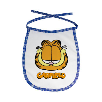 Garfield, Σαλιάρα μωρού αλέκιαστη με κορδόνι Μπλε
