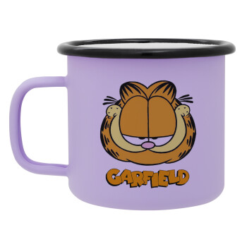 Garfield, Κούπα Μεταλλική εμαγιέ ΜΑΤ Light Pastel Purple 360ml