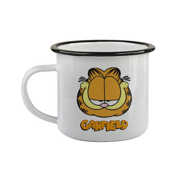 Garfield, Κούπα εμαγιέ με μαύρο χείλος 360ml