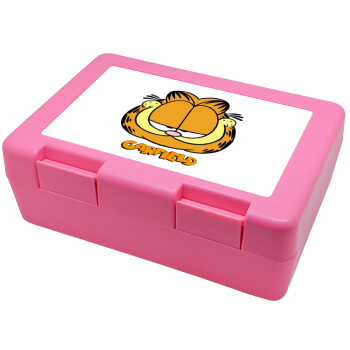 Garfield, Children's cookie container PINK 185x128x65mm (BPA free plastic)