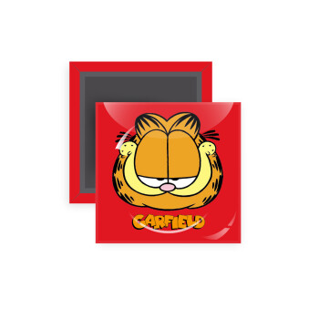 Garfield, Μαγνητάκι ψυγείου τετράγωνο διάστασης 5x5cm
