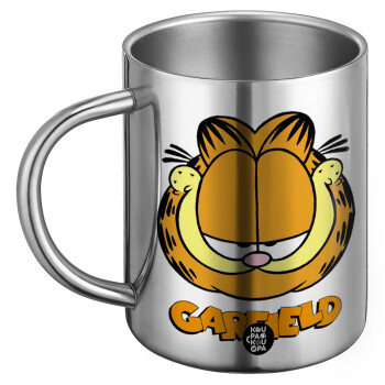 Garfield, Ανοξείδωτη Μεταλλική Κούπα 450ml - Διπλού Τοιχώματος