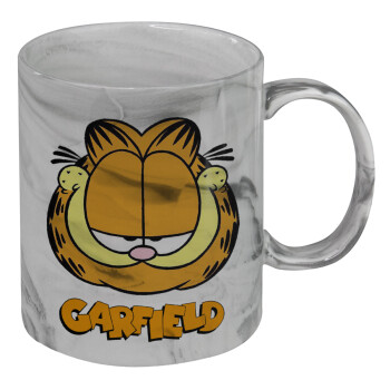 Garfield, Κούπα κεραμική, marble style (μάρμαρο), 330ml