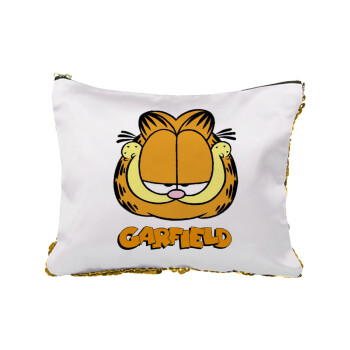 Garfield, Τσαντάκι νεσεσέρ με πούλιες (Sequin) Χρυσό