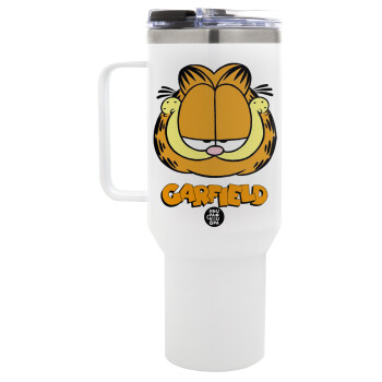 Garfield, Mega Stainless steel Tumbler with lid, double wall 1,2L