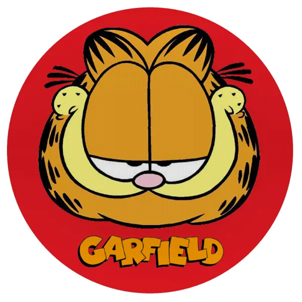 Garfield — Mousepad Στρογγυλό 20cm