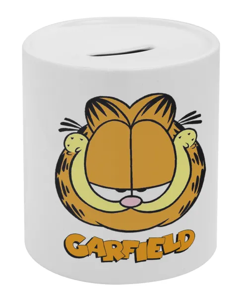 Garfield — Κουμπαράς πορσελάνης με τάπα
