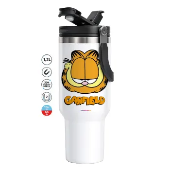Garfield, Mega Tumbler με καπάκι, διπλού τοιχώματος (θερμό) 1,2L