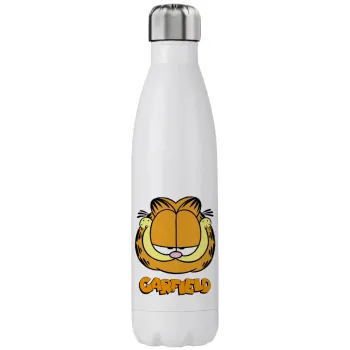 Garfield, Μεταλλικό παγούρι θερμός (Stainless steel), διπλού τοιχώματος, 750ml