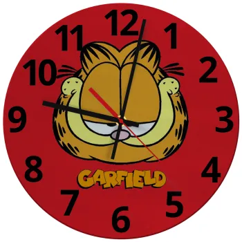 Garfield, Ρολόι τοίχου γυάλινο (30cm)