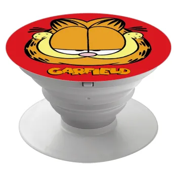 Garfield, Phone Holders Stand  White Hand-held Mobile Phone Holder