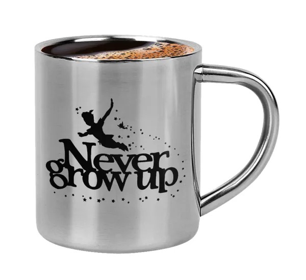 Peter pan — Double-wall metal cup for espresso (220ml)