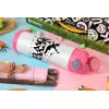Easter candle, Childrens hot water bottle, stainless steel, with safety straw, PINK (500ml)