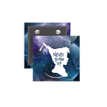 Never Grow UP, Κονκάρδα παραμάνα τετράγωνη 5x5cm
