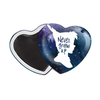 Never Grow UP, Μαγνητάκι καρδιά (57x52mm)